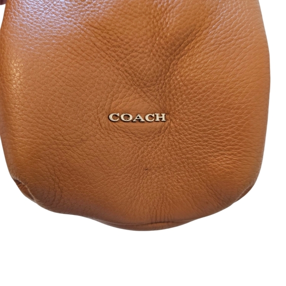 COACH Madison Phoebe Brown Leather 3 Compartment Slouchy Shoulder Bag - Picture 8 of 11